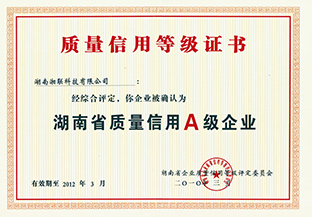 質量信用等級