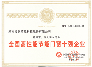 全國科技創新成果十強企業